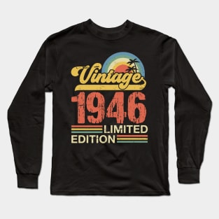 Retro vintage 1946 limited edition Long Sleeve T-Shirt